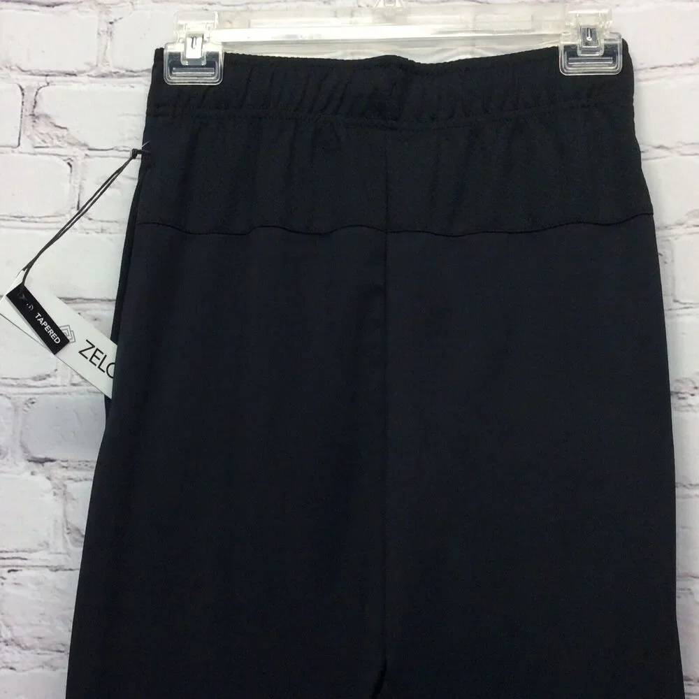 Zelos Conditioning Pants Men's Sz S Black Athleisure Workout Activewear Sports